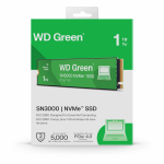 1TB (1000GB) WD Green SN3000 M.2 NVMe SSD - 2280mm, PCIe Gen4 x4, 5000MB/s R