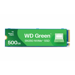 250GB WD Green SN350 M.2 NVMe SSD - 2280mm, PCIe Gen4 x4, 2400MB/s R, 1500MB/s W