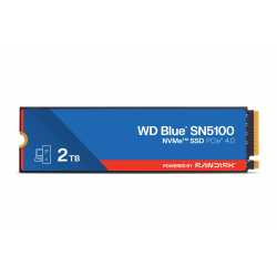 2TB (2000GB) WD Blue SN5100 M.2 NVMe SSD - 2280mm, PCIe Gen4 x4, 7100MB/s R, 6700MB/s W