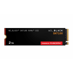 2TB (2000GB) WD Black SN7100 M.2 NVMe SSD - 2280mm, PCIe Gen4 x4, 7250MB/s R, 6900MB/s W