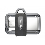 SanDisk 128GB Ultra Dual Type-A/Micro USB Flash Drive USB 3.0, OTG, 150MB/s