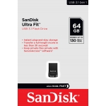 SanDisk 64GB Ultra Fit Flash Drive USB 3.1, 130MB/s
