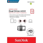SanDisk 256GB Ultra Dual Type-A/Micro USB Flash Drive USB 3.0, OTG, 150MB/s