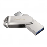 SanDisk 64GB Ultra Dual Drive Luxe Type-A/C Flash Drive, USB 3.1, Gen1, 150MB/s