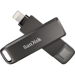 SanDisk 64GB Luxe iXpand Type-C/Lightning Flash Drive, USB 3.1
