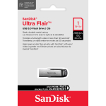 1TB (1000GB) SanDisk Flair USB Flash Drive - USB 3.2 Gen 1, Type-A, 150MB/s R