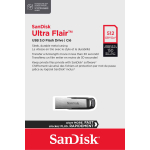512GB SanDisk Flair USB Flash Drive - USB 3.2 Gen 1, Type-A, 150MB/s R